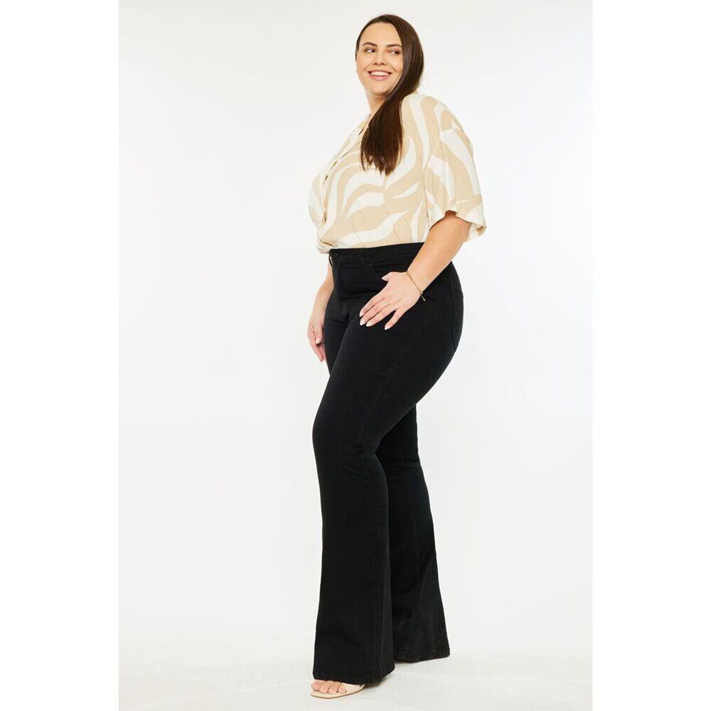K38 Kancan Black Flare Bootcut Denim Jeans